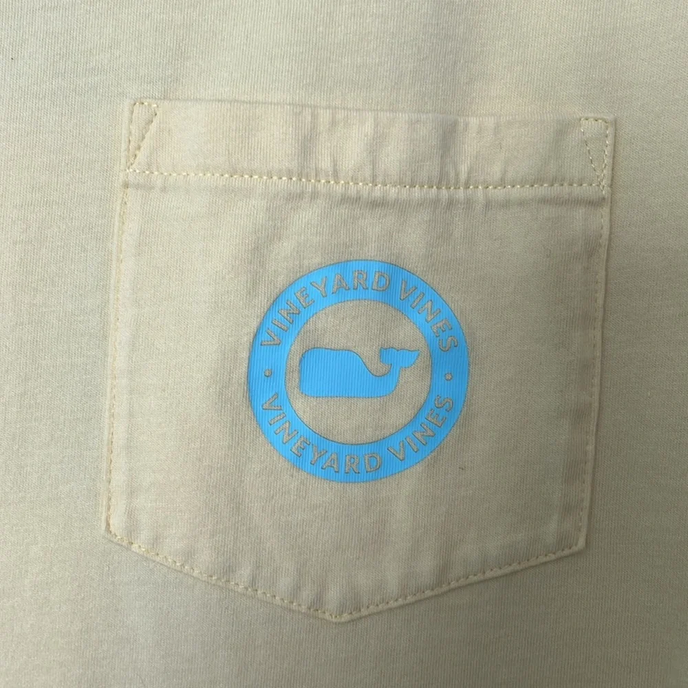 Vineyard Vines Yellow & Blue Tee - Picture 2 of 7